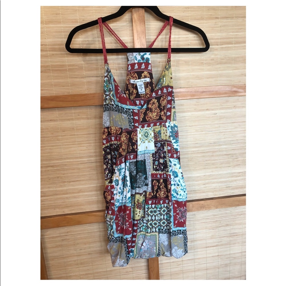 Hippie dress with cute string straps
